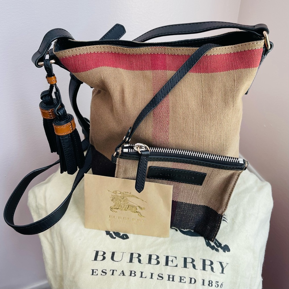 Burberry Ashby Bag House Check Canvas Mini